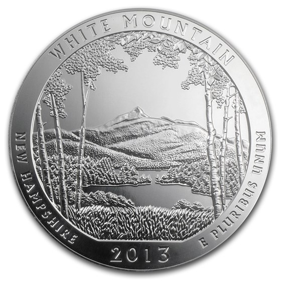 2013 5 oz Silver ATB White Mountain National Park, NH 2013 5 oz Silver ATB White Mountain National Park, NH